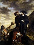 Eugene Delacroix Hamlet and Horatio in the Graveyard Germany oil painting artist